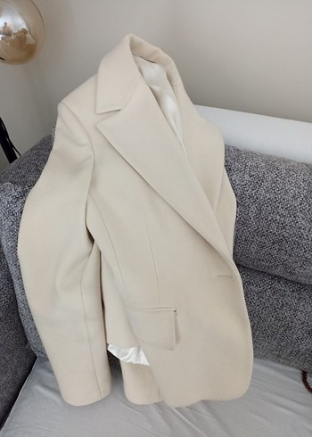 Bej Kadın Blazer Ceket - Görsel 4