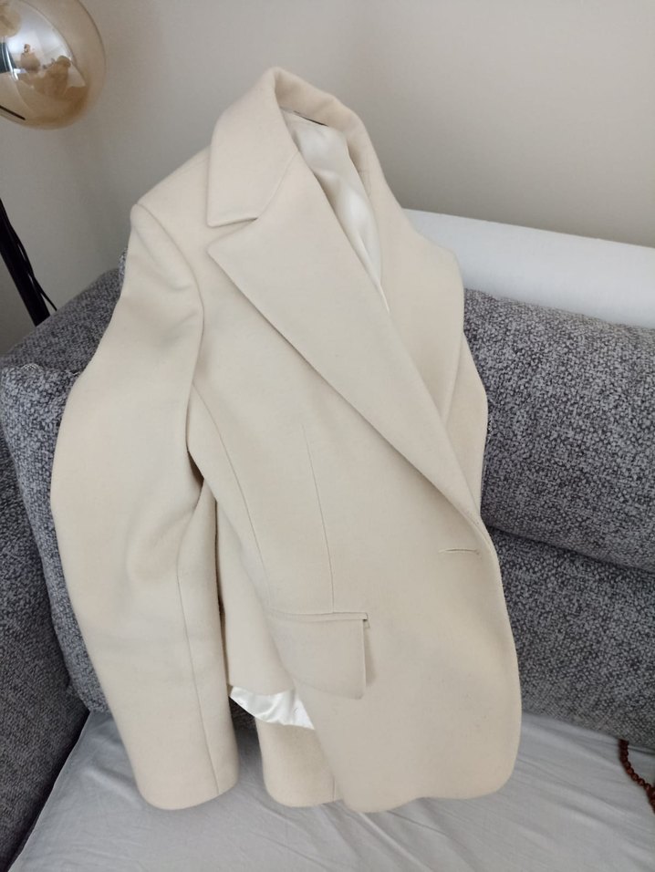 Bej Kadın Blazer Ceket - Görsel 4