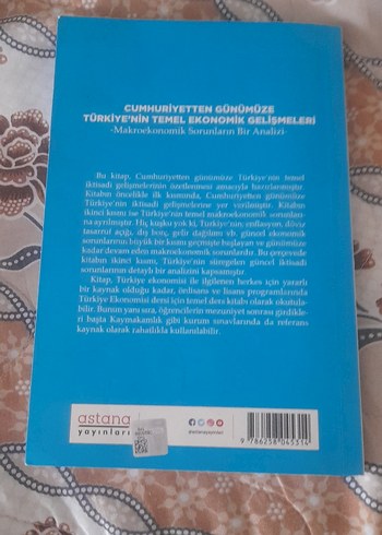 Türkiye'nin Temel Ekonomik Gelişmeleri Kitabı Umut Çakmak - Görsel 2