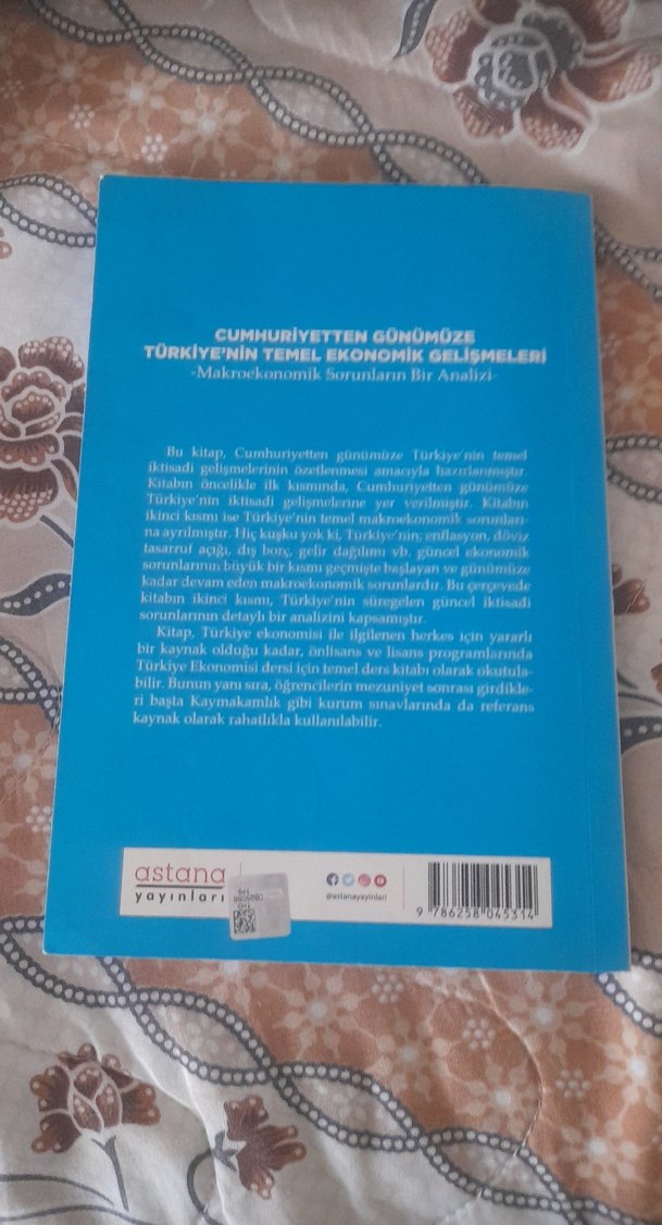 Türkiye'nin Temel Ekonomik Gelişmeleri Kitabı Umut Çakmak - Görsel 2