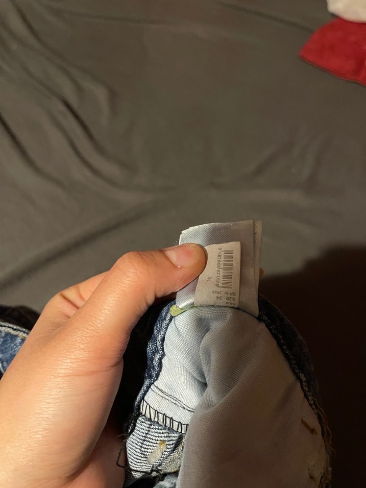 Kadın Gri Kot Mini Şort - Görsel 3