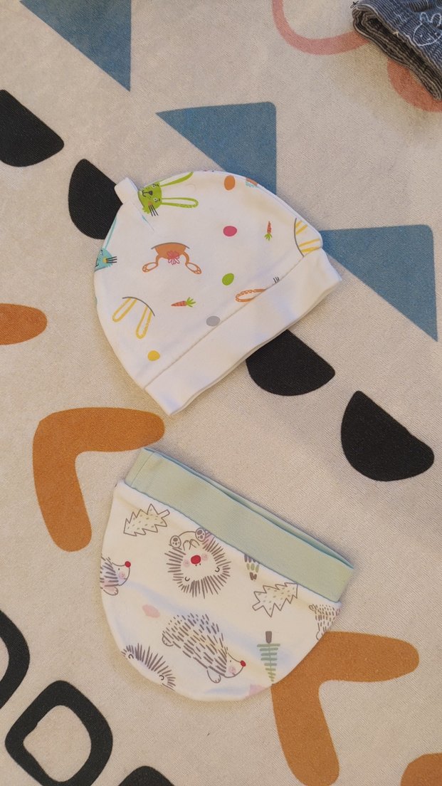 Renkli Desenli Bebek Tulumları 3'lü - Görsel 5