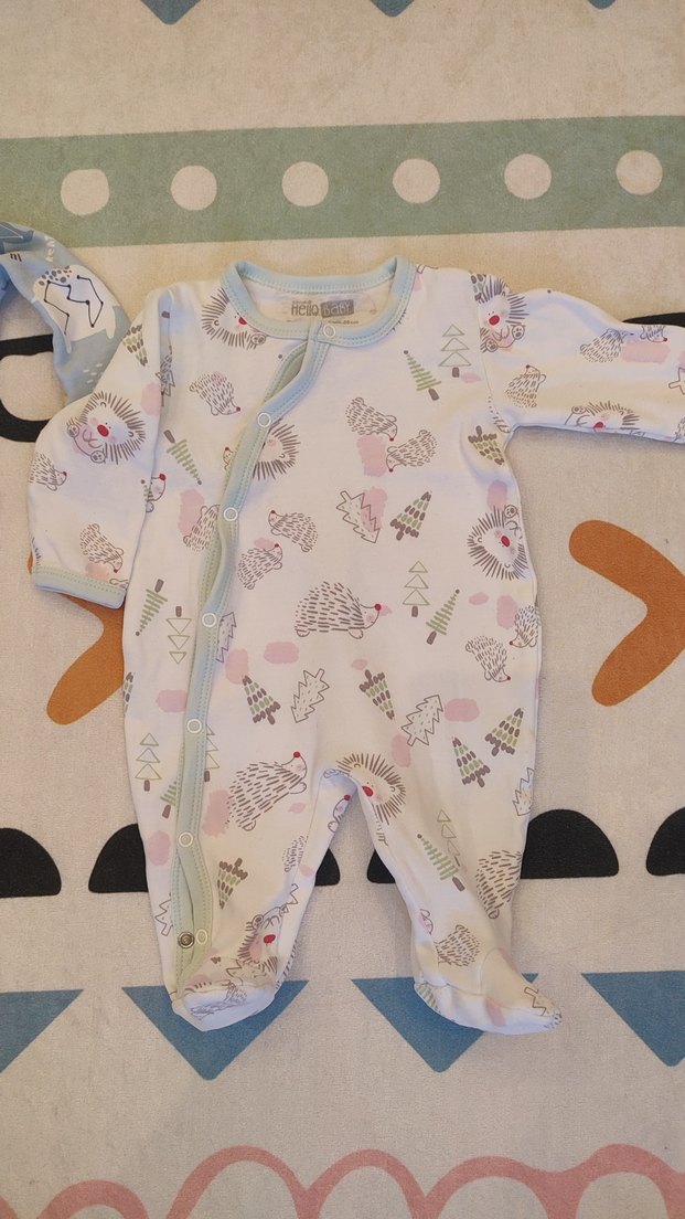 Renkli Desenli Bebek Tulumları 3'lü - Görsel 4