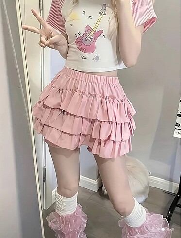 fırfırlı mini etek