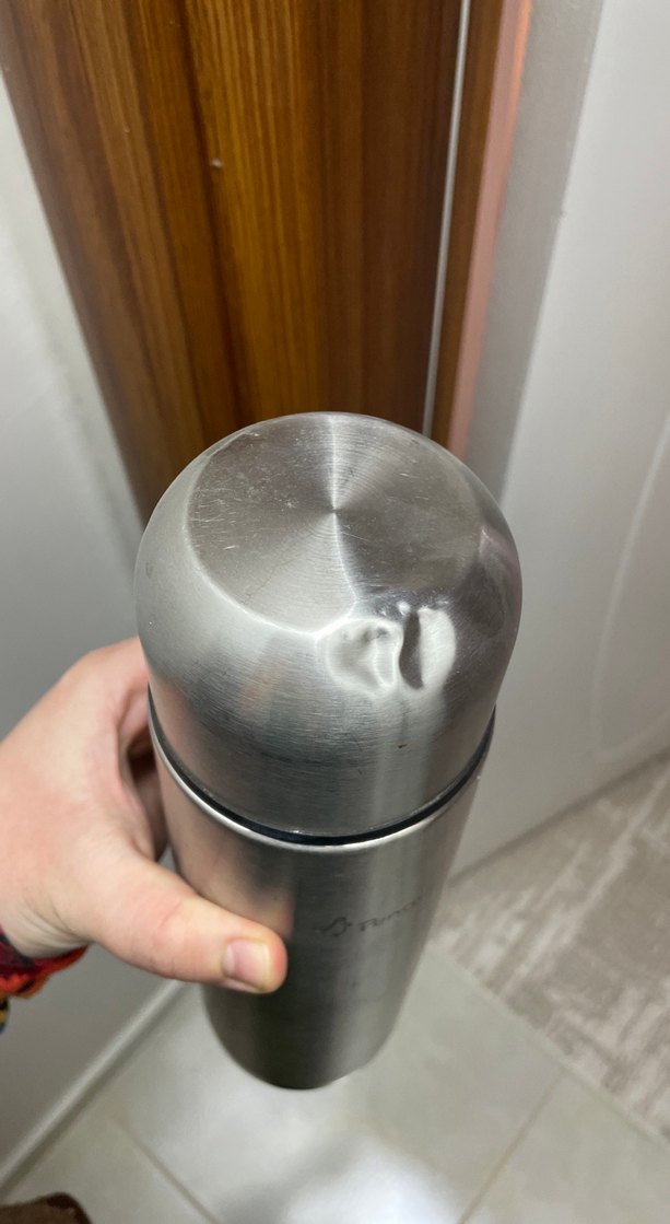 Gri Penguen Çocuk Termosu - Görsel 2