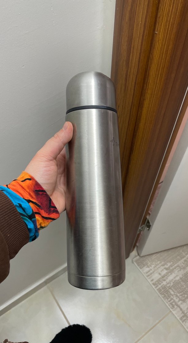 Gri Penguen Çocuk Termosu - Görsel 3