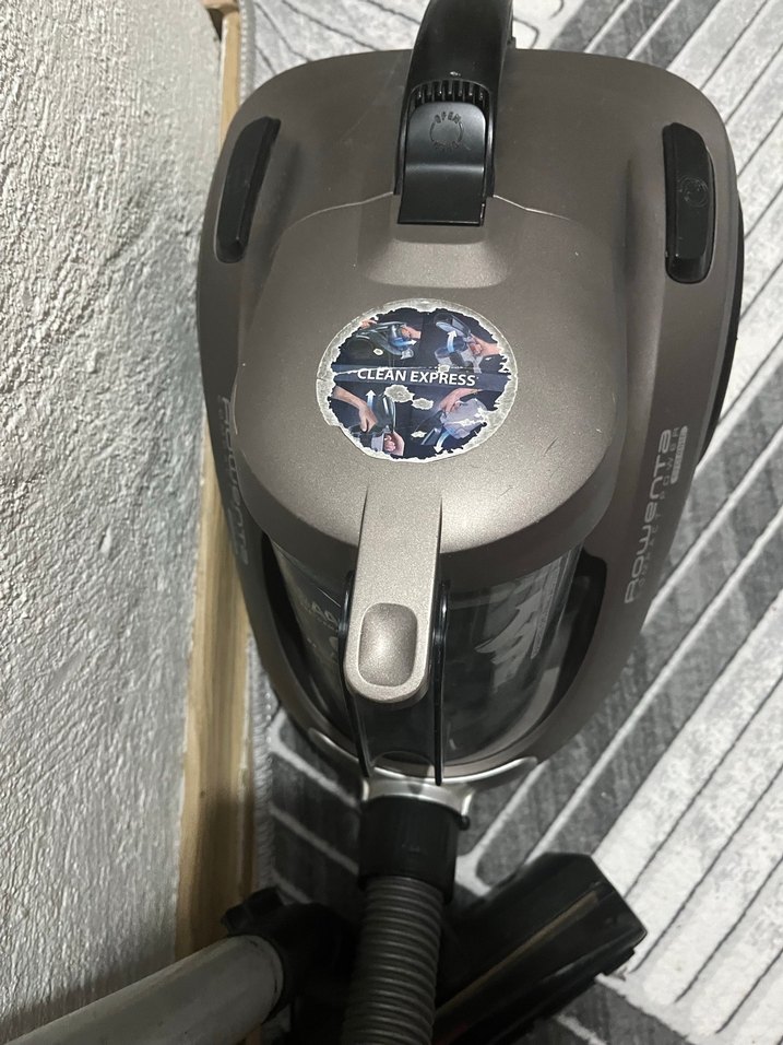 Rowenta Kompakt Toz Torbasız Elektrikli Süpürge Gri - Görsel 2