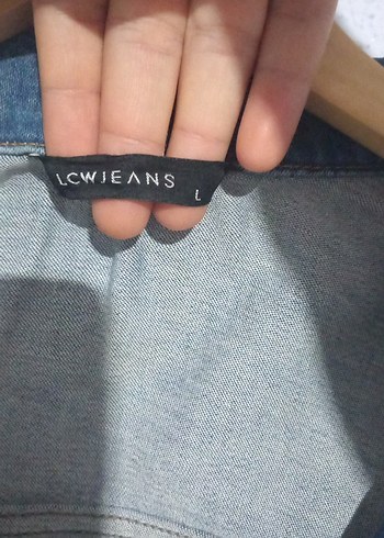 Düğmeli Kadın Mavi kot Ceket - Görsel 2