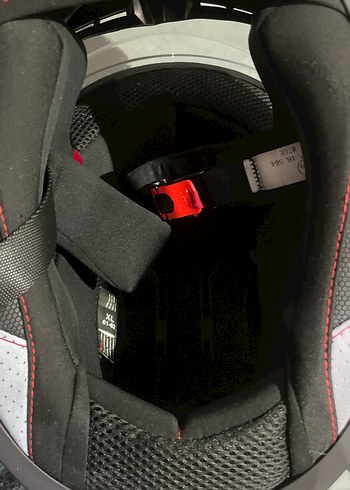 Renkli Desenli Mavi Biker Kask - Görsel 5