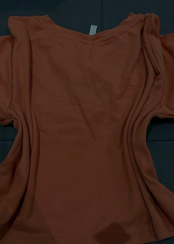 Turuncu kısa Kollu Kız Tişörtü - Görsel 3