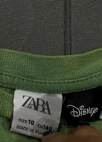 Kız Çocuk Haki Pop Kültür Baskılı Tişört - Görsel 2