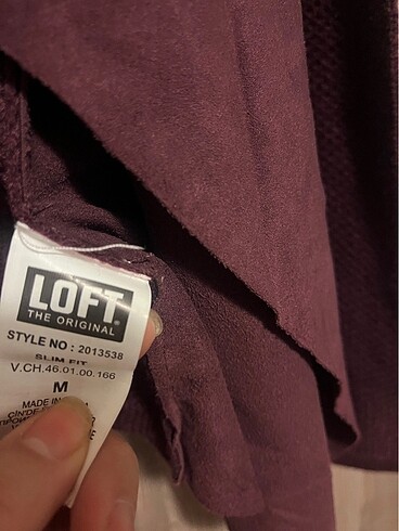 m Beden Loft marka suet hırka