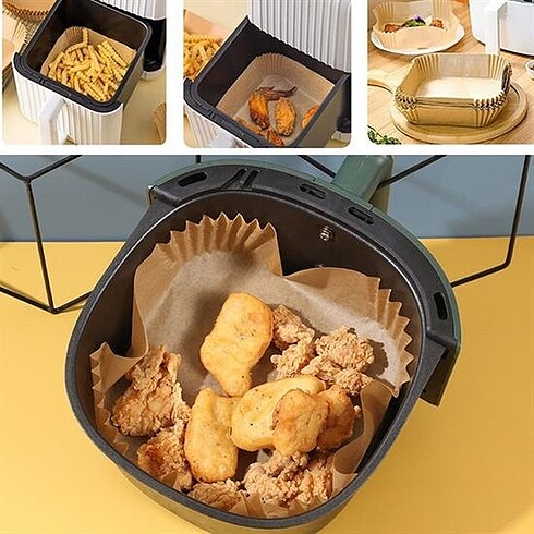 Beden BUFFER® 50 Adet Air Fryer Pişirme Kağıdı