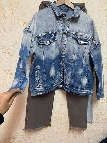 Orjinal boohoman man şık kot ceket Unisex Axel arigato bdg Lfdy 
