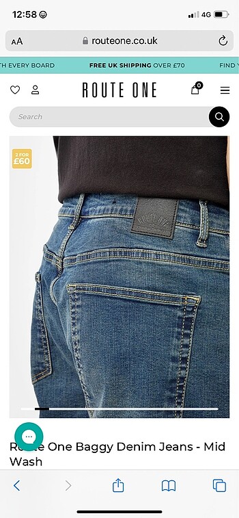 Baggy unisex route one jaded stüssy Asos süperbaggy axel arigato - Görsel 4