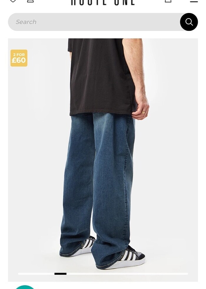 Baggy unisex route one jaded stüssy Asos süperbaggy axel arigato - Görsel 2