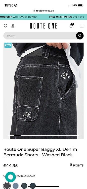 Superbaggy ultrabaggy superbaggy Baggy şort stüssy jaded London  - Görsel 3