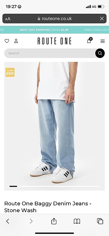 Baggy superbaggy stüssy route one Jaded moremoney peso Asos man - Görsel 6