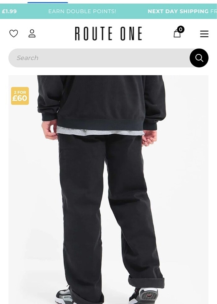 Baggy superbaggy stüssy route one Jaded moremoney peso Asos man - Görsel 4