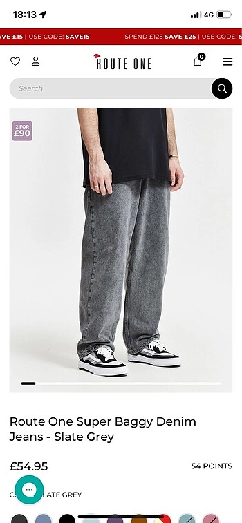 34 Beden siyah Renk Baggy superbaggy route one Jaded stüssy Asos Booho man moremomey