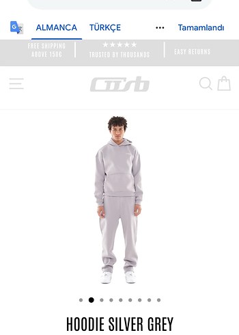 Kapüşonlu Oversize Sweatshirt unisex peso Lfdy Jaded cusp Stüsy - Görsel 3