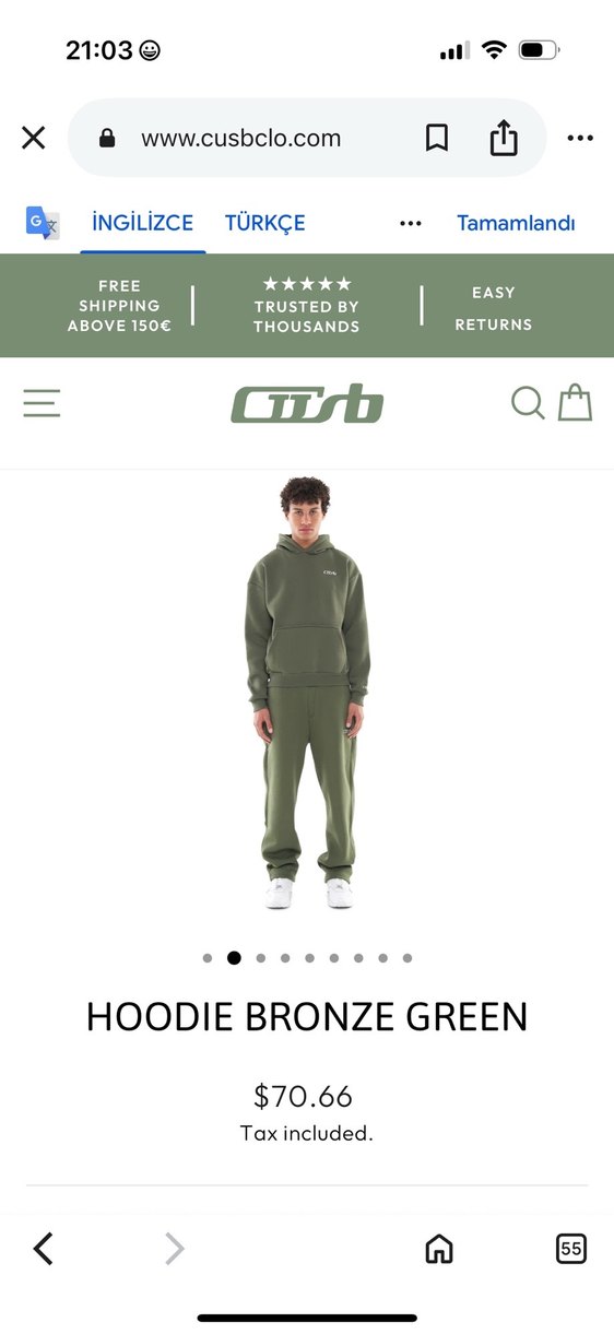 Kapüşonlu Oversize Sweatshirt unisex peso Lfdy Jaded cusp Stüsy - Görsel 5