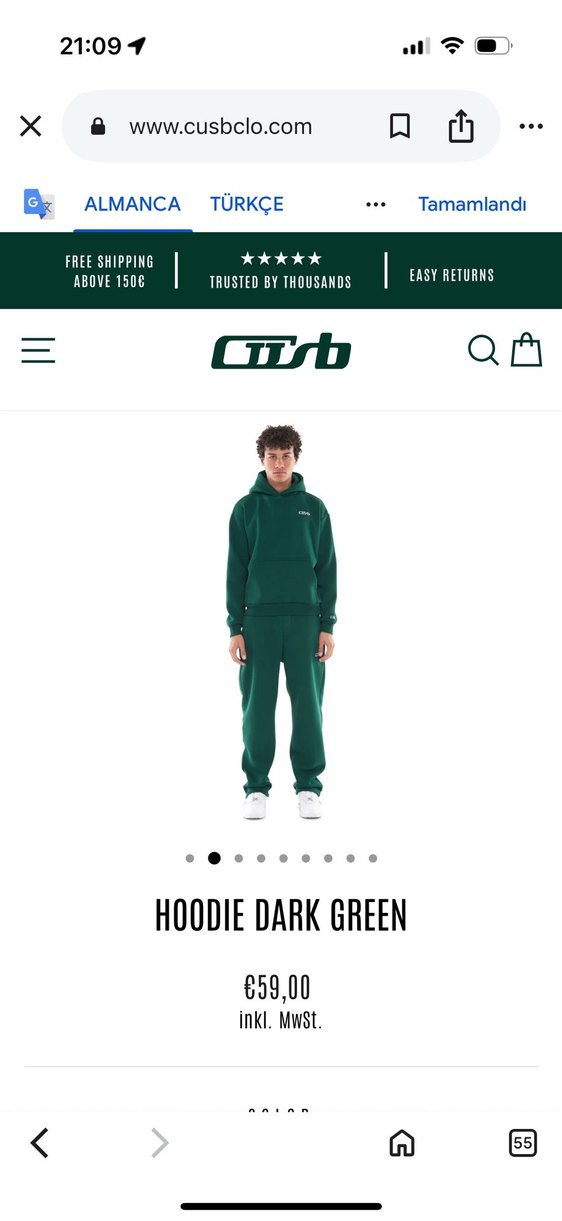 Kapüşonlu Oversize Sweatshirt unisex peso Lfdy Jaded cusp Stüsy - Görsel 4