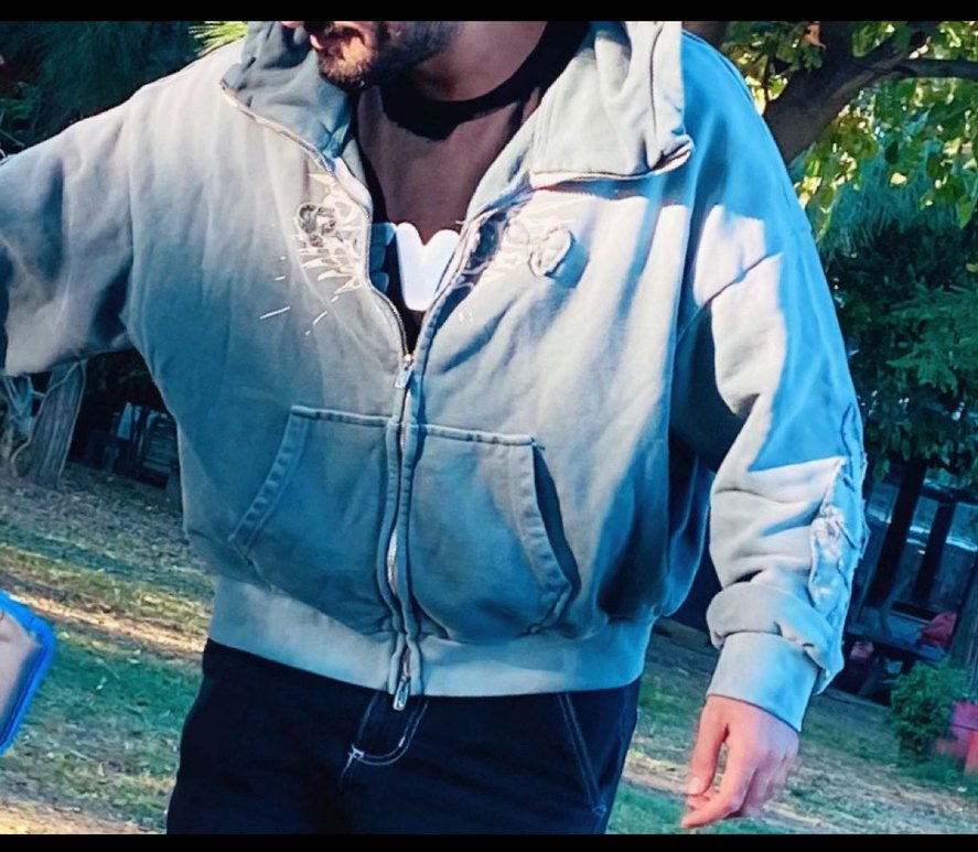 Envy clo zip unisex peso sp5der corteiz Lfdy Jaded London Stüssy - Görsel 4