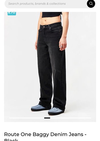 Route One Geniş Kesim Kahverengi Süet Pantolon baggy superbaggy - Görsel 6