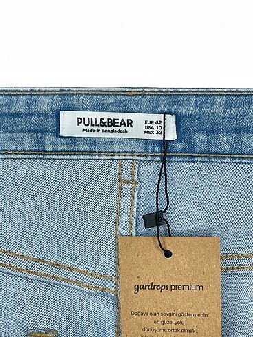 42 Beden mavi Renk Pull and Bear Jean / Kot %70 İndirimli.