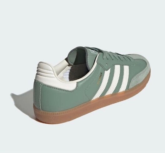 40 Beden yeşil Renk ADİDAS SAMBA SILVER GREEN