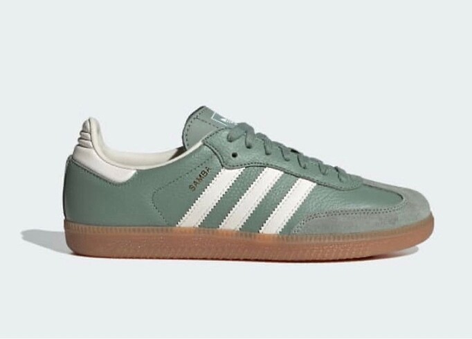 40 Beden ADİDAS SAMBA SILVER GREEN
