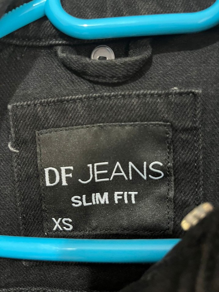 Siyah Düğmeli Erkek Denim Ceket - Görsel 3