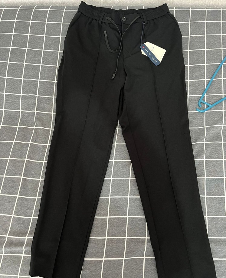 Lufian Fermuarlı Siyah Erkek Kumaş Pantolon - Görsel 4