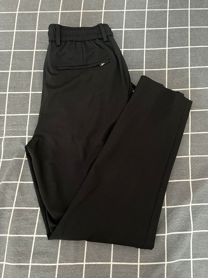 Lufian Fermuarlı Siyah Erkek Kumaş Pantolon - Görsel 3