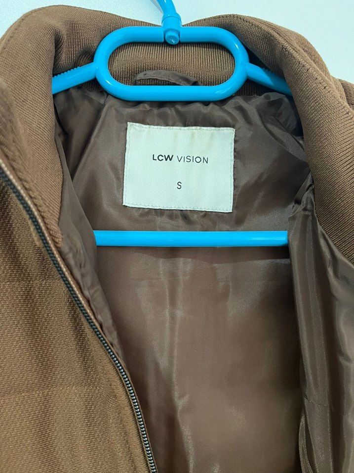 Kahverengi Fermuarlı Erkek Mont - Görsel 3