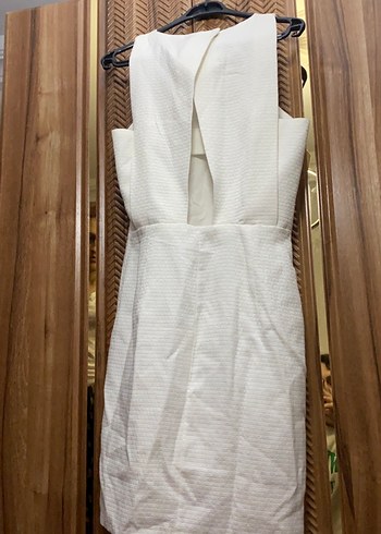 Beyaz Kolsuz Uzun Bohem Elbise - Görsel 8