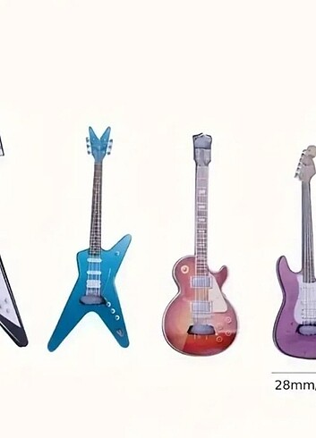 Mini gitar figürü