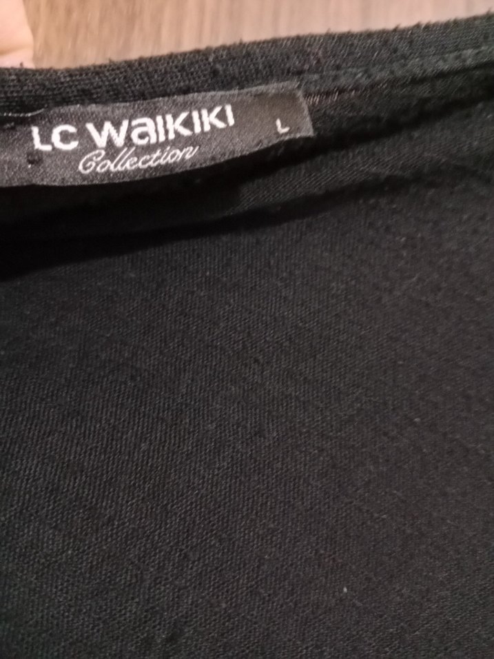 Siyah Uzun Kadın hırka - Görsel 3