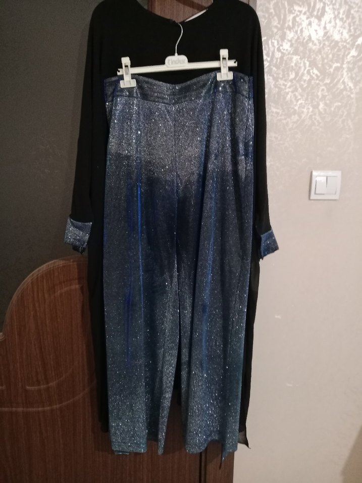 Siyah turkuaz ikili takım - Görsel 2