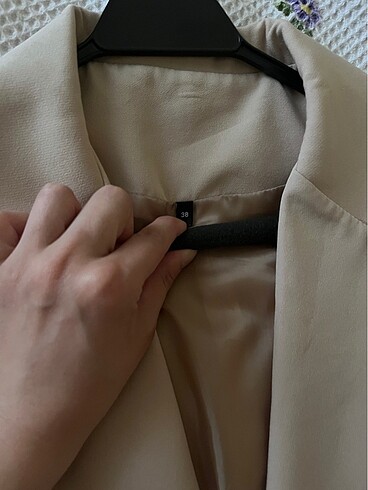 m Beden Yakalı blazer yelek