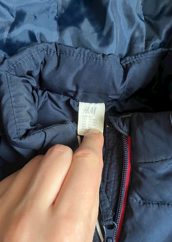 Erkek Çocuk Mavi Kapüşonlu Kışlık Mont - Görsel 2