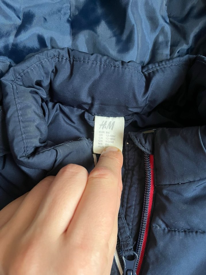 Erkek Çocuk Mavi Kapüşonlu Kışlık Mont - Görsel 2