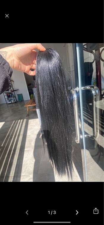 At kuyruğu çıtçıt aksesuar sentetik - Görsel 5