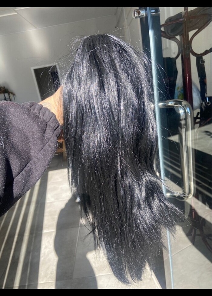 At kuyruğu çıtçıt aksesuar sentetik - Görsel 4