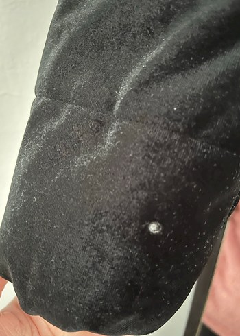 Siyah Kadın Süet Fermuarlı Ceket - Görsel 3