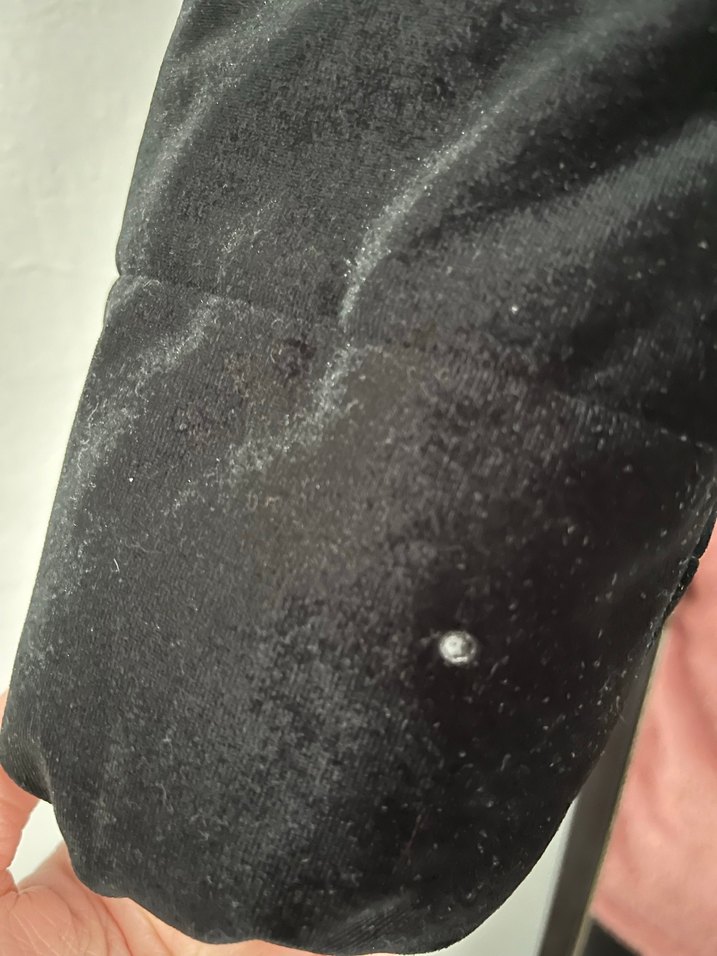 Siyah Kadın Süet Fermuarlı Ceket - Görsel 3