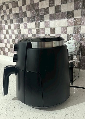 Siyah Elektrikli Fritöz ve Izgara - Görsel 9