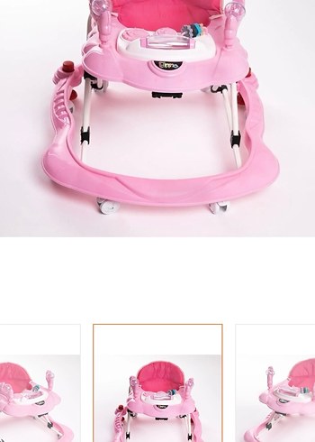 Pembe Bebek Yürüteci Renkli Oyun Panelli - Görsel 2