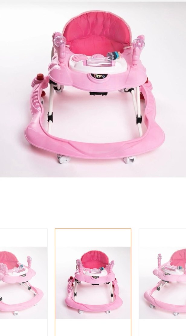 Pembe Bebek Yürüteci Renkli Oyun Panelli - Görsel 2